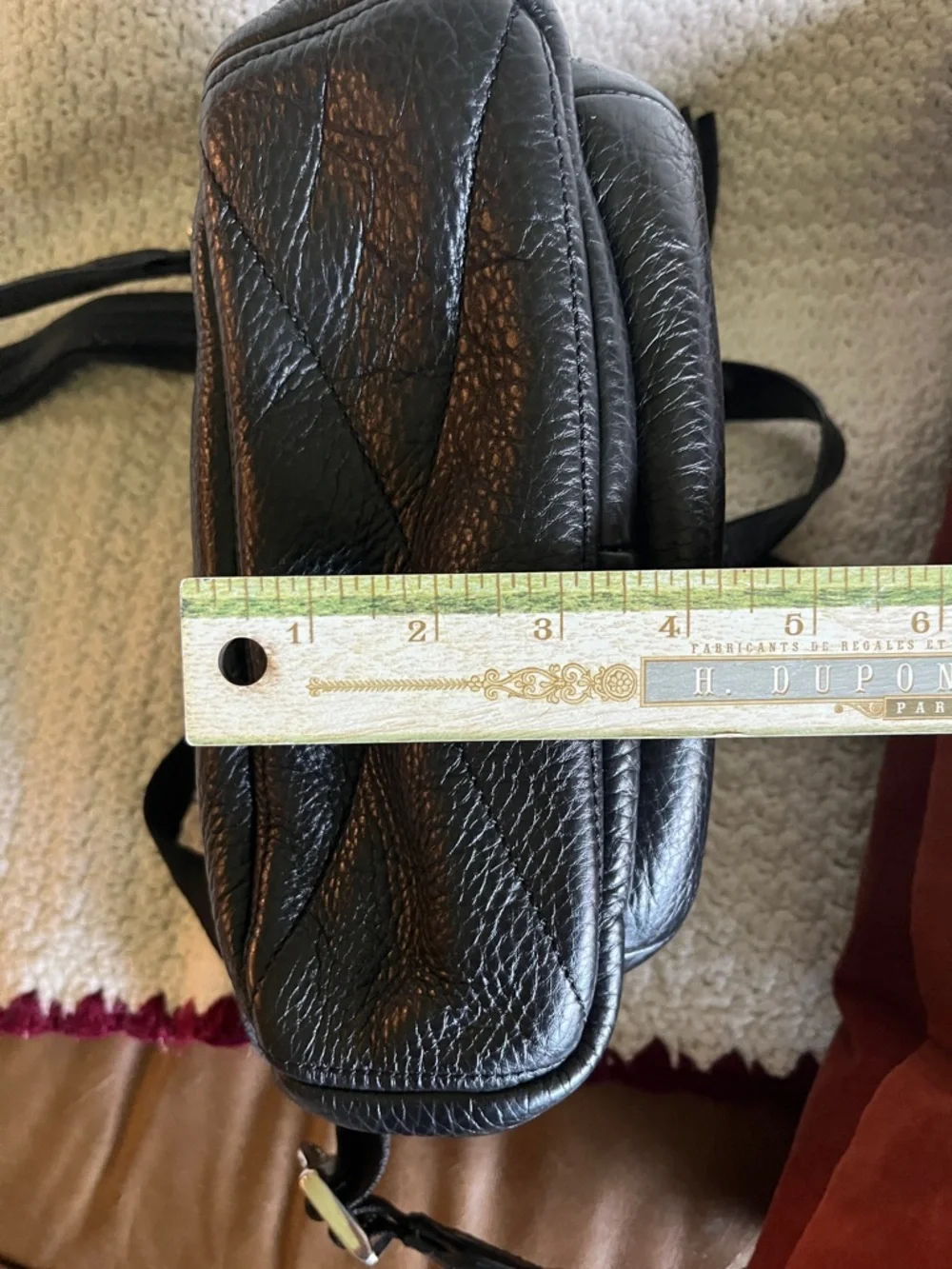 Marc By Marc Jacobs Black Leather Backpack - Picture 3 of 7